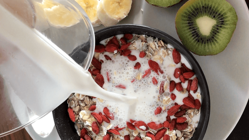 leche de almendras