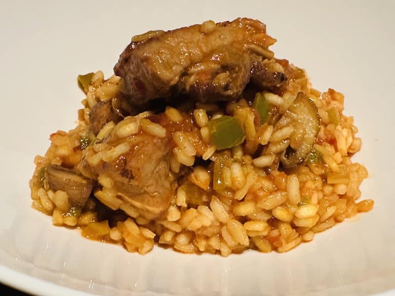 arroz con costillas