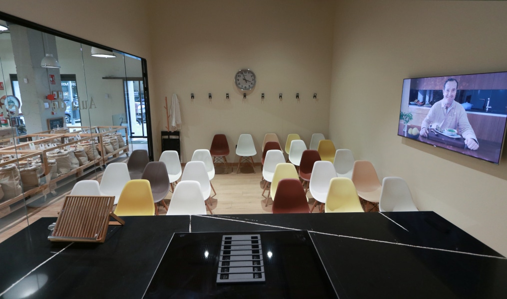 aula de cocina de casa ruiz castellana