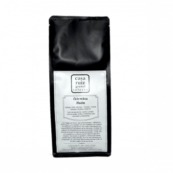 sobre de café de Colombia molido