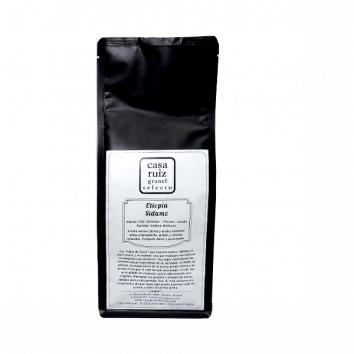 sobre de café de Etiopía molido