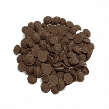 cobertura de chocolate con leche en gotas