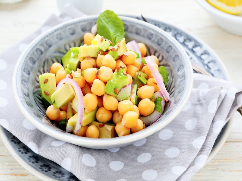 ensalada de garbanzos
