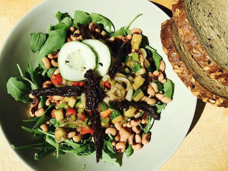 ensalada italiana de alubias