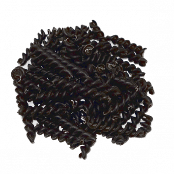 fusilli de lenteja caviar