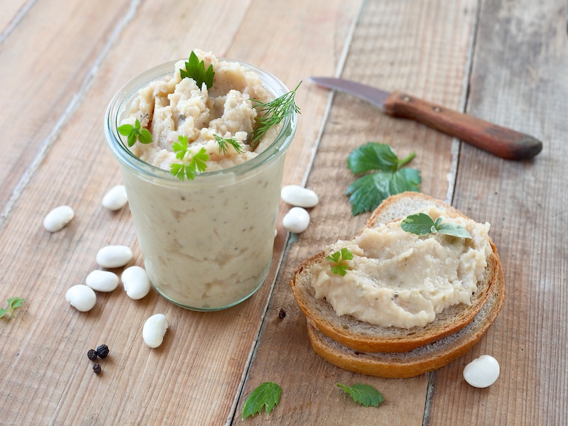 hummus de alubias