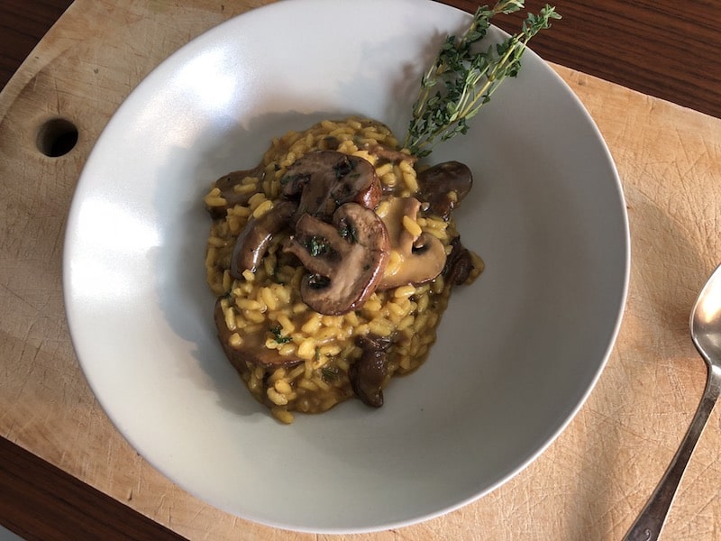risotto de boletus